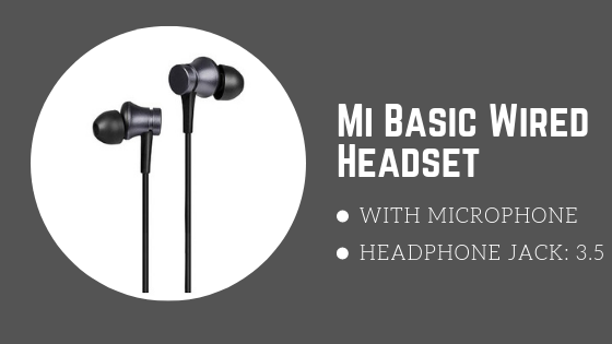 MI Basic Wired Headset with Mic - best selling earphones