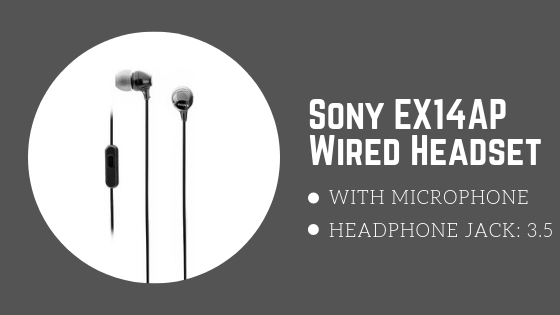 Sony EX14AP Wired Headset with Mic - best selling earphones