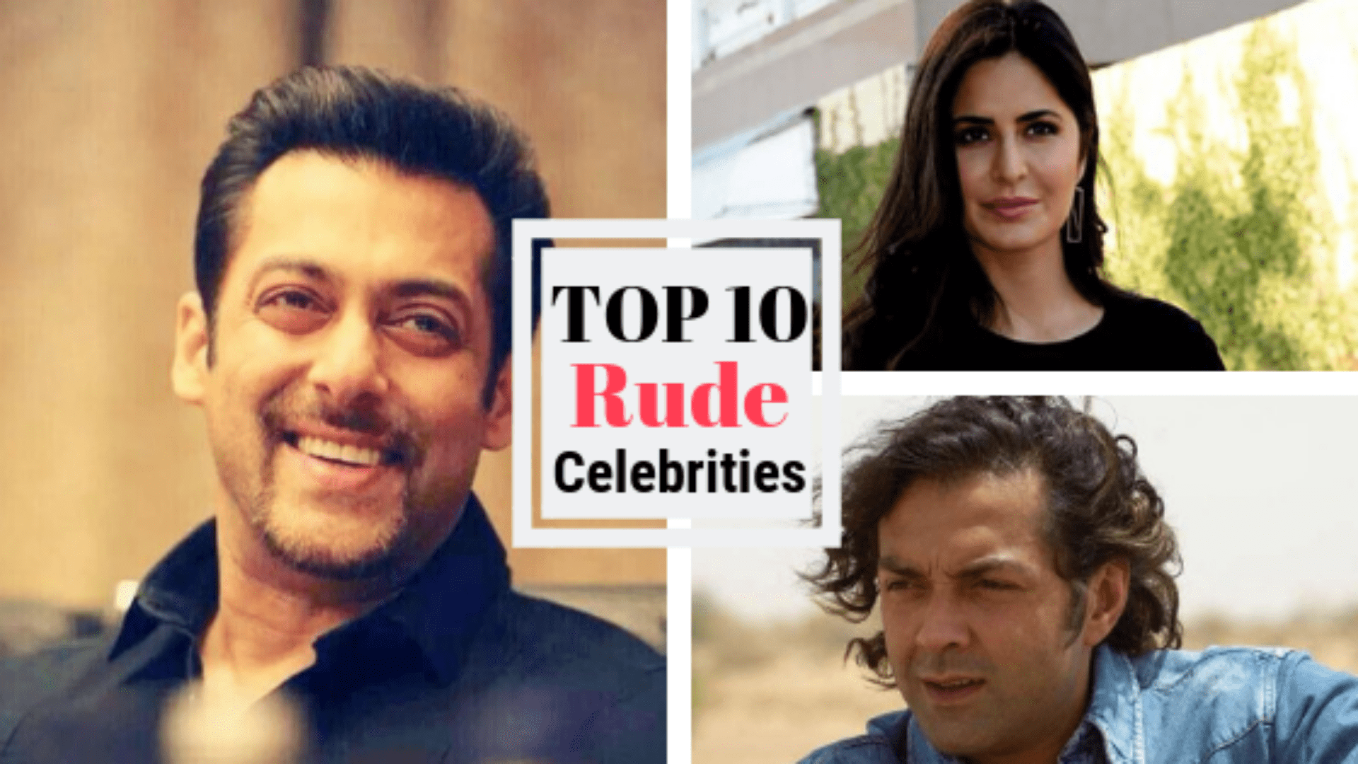 10 Most Rude Bollywood Celebrities in Real Life