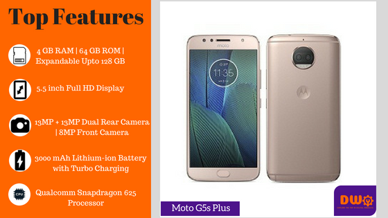 Moto G5s plus - Top 10 Smartphone under 15000
