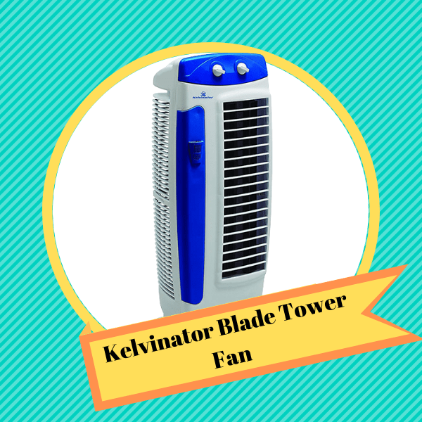 Kelvinator KTF-131 4 Blade Tower Fan (White)