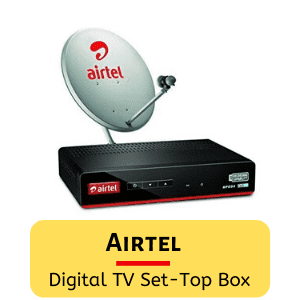 Airtel digital TV set-top box