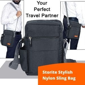 Storite Stylish Nylon sling bag