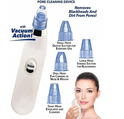 RYLAN Expert Acne Pore Cleaner Vacuum Blackhead Remover Kit 