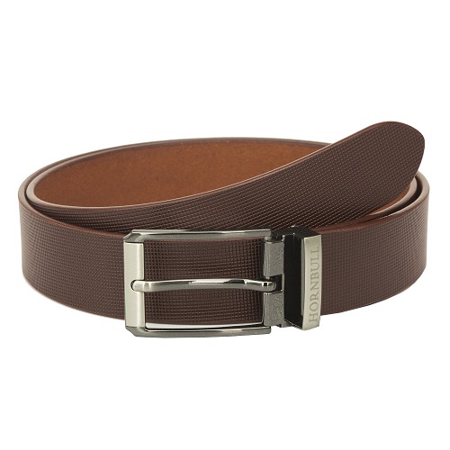 HORNBULL Men's Leather Belt 