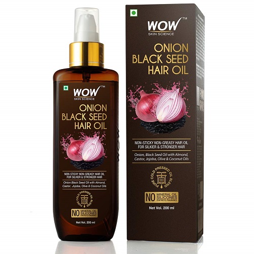 WOW Skin Science Onion Black Seed Hair Oil 200 ml