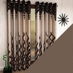 Home Sizzler Eyelet Polyester Curtains