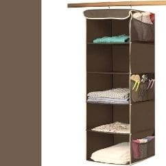 SimpleHouseware 5 Shelves Hanging Closet