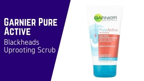 GARNIER PURE ACTIVE BLACKHEADS UPROOTING SCRUB