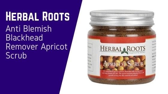 Herbal Roots Anti Blemish Blackhead Remover Apricot Scrub