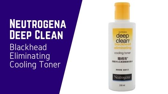 Neutrogena Deep Clean Blackhead Eliminating Cooling Toner