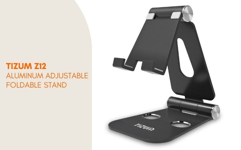 Tizum Z12 Anodized Aluminum Adjustable Foldable Stand