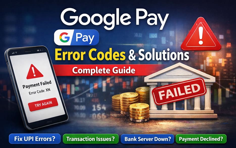 Google Pay Error Codes List